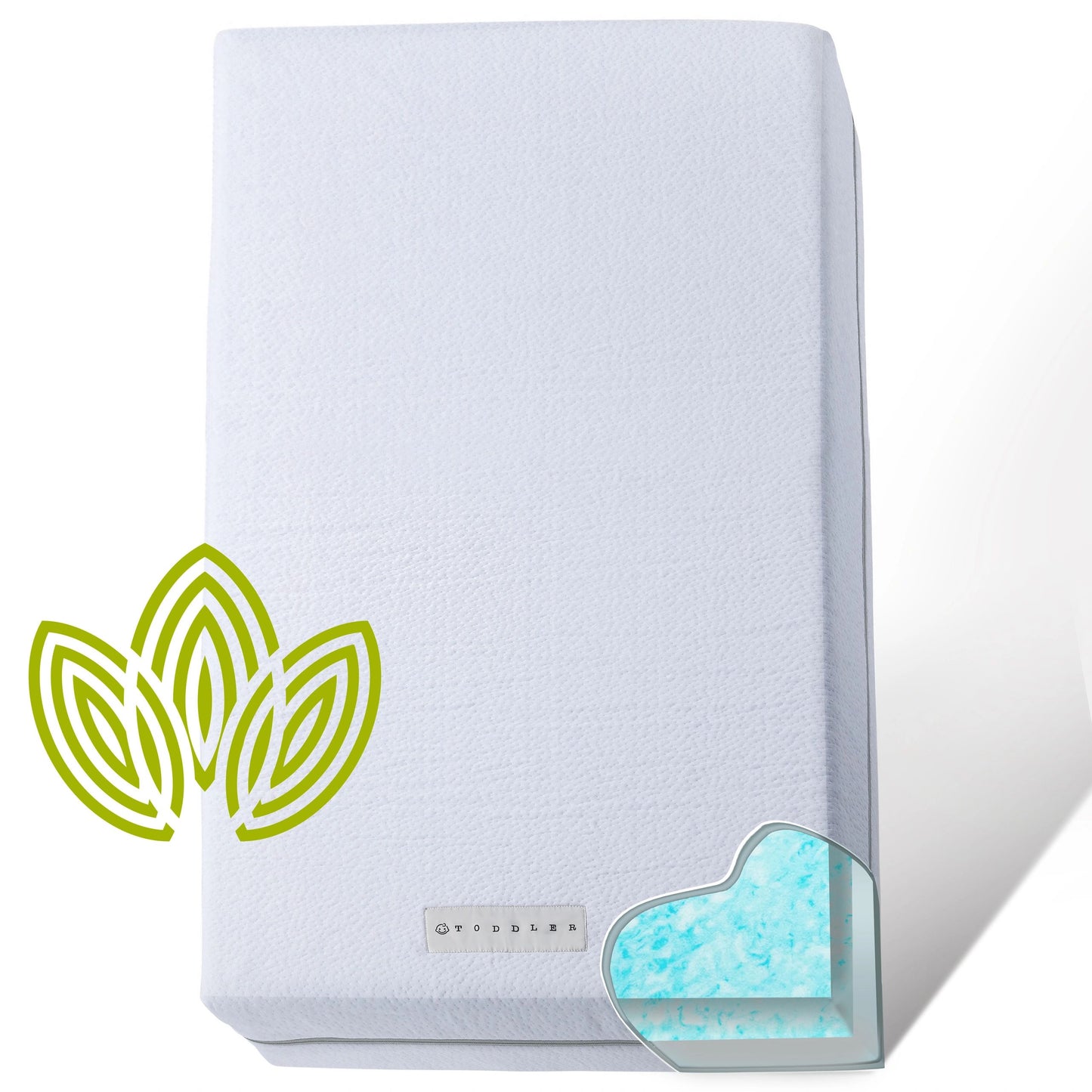 Modera - Organic Cotton Dual Sided Pack n Play Mattress W/ Waterproof & Washable Cover