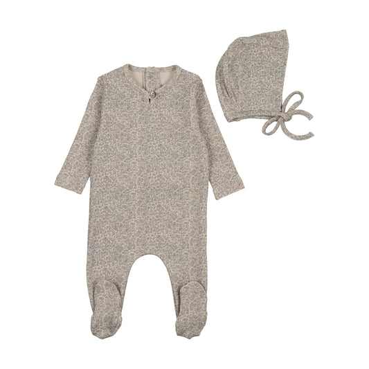 Bee & Dee All Over Print Footie/Beanie