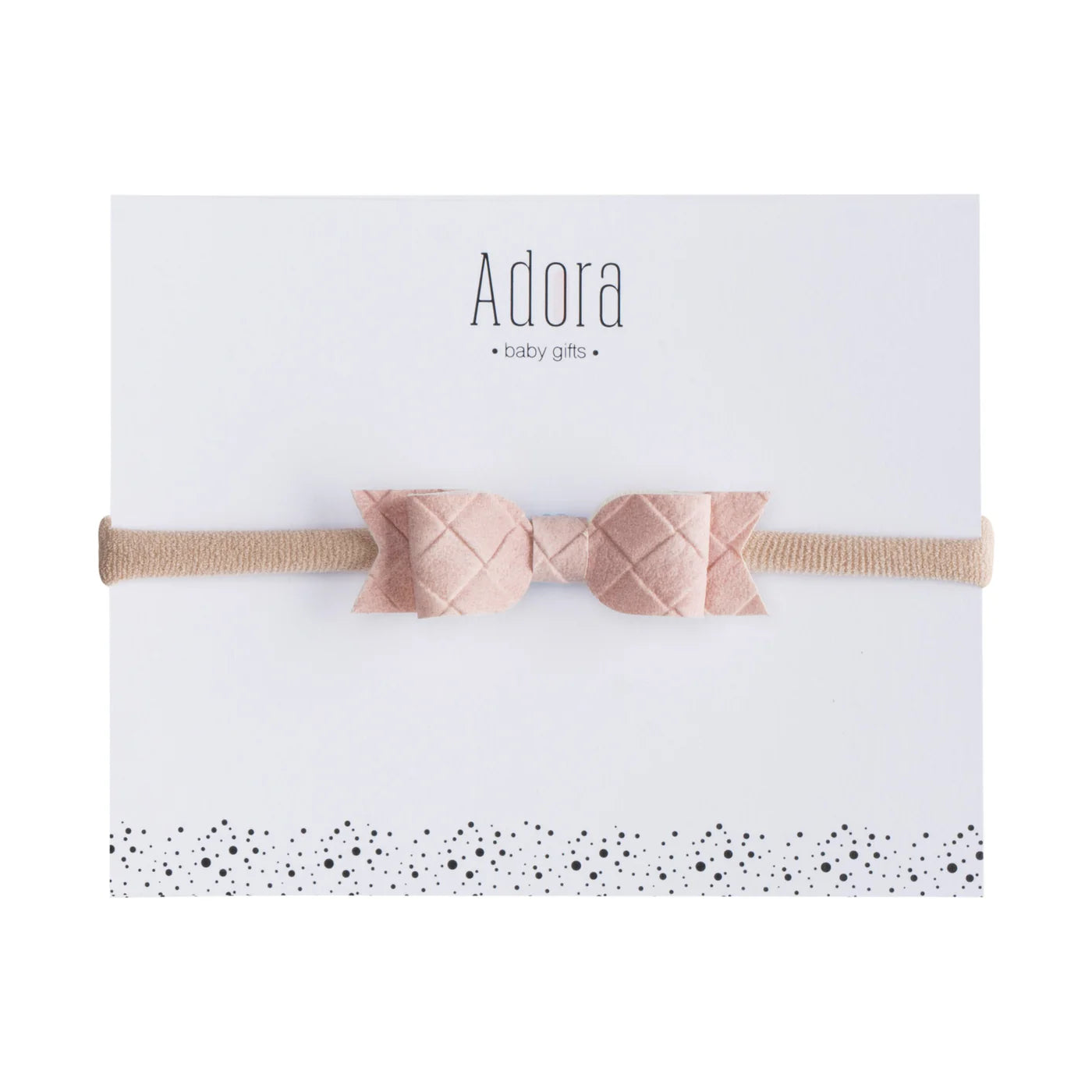 Adora Mini Suede Bow Headband