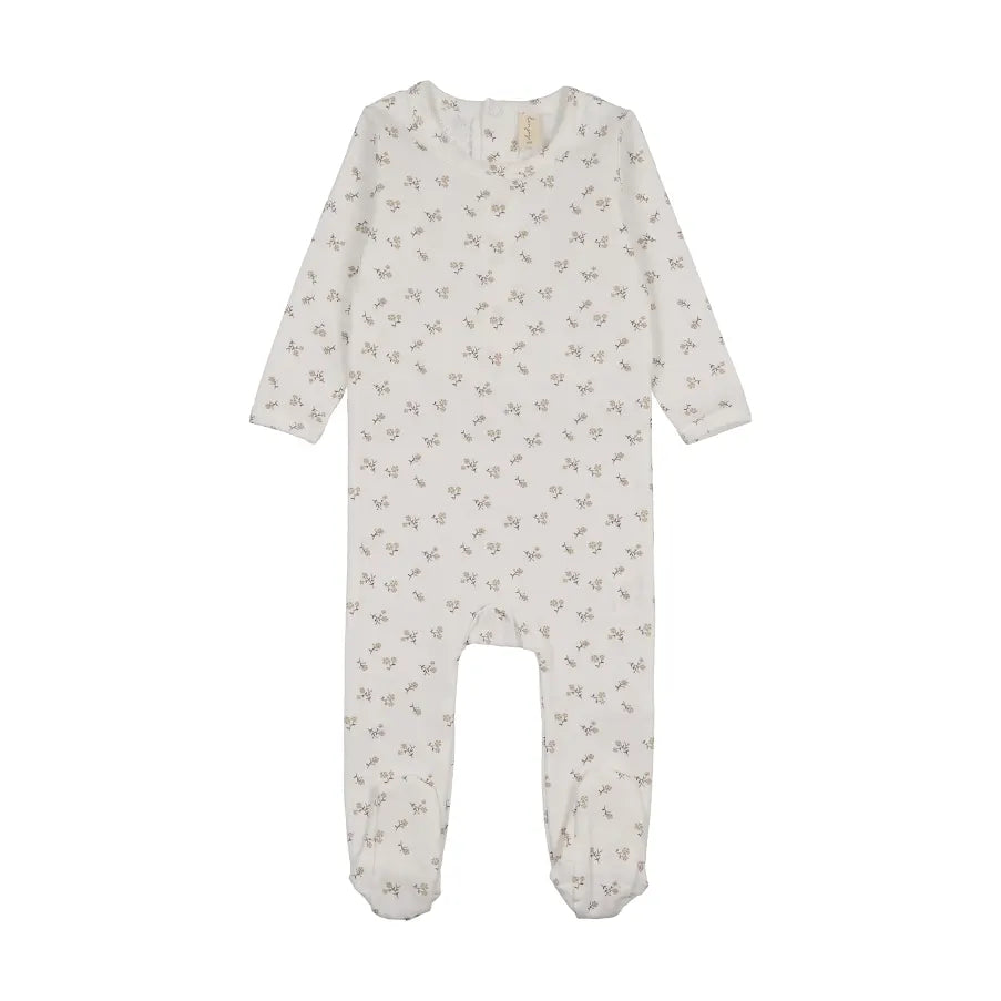 Bonjoy Sweet Floral Footie Set