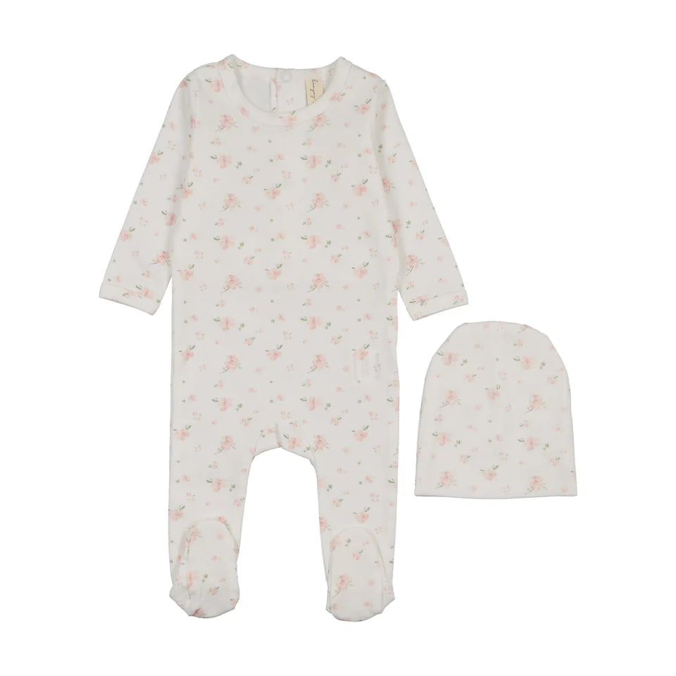 Bonjoy Patterned Fruit Footie Set