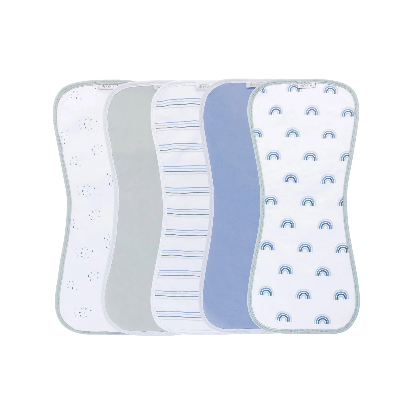 Ely's & Co Reversible Burp Cloths