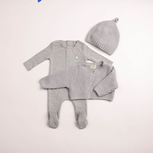 Bee & Dee Chenille Cardigan Overall