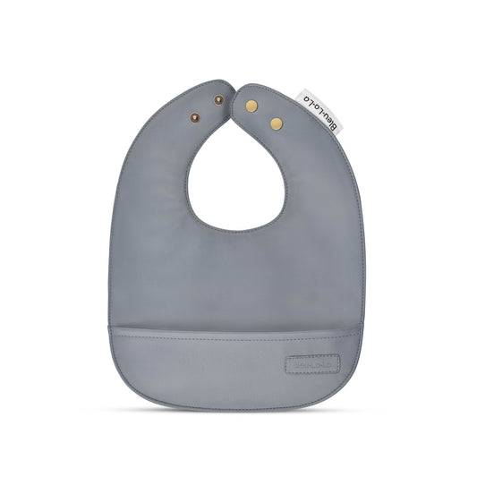Bleu La La - Classic Soft Vegan Leather Bib - Single