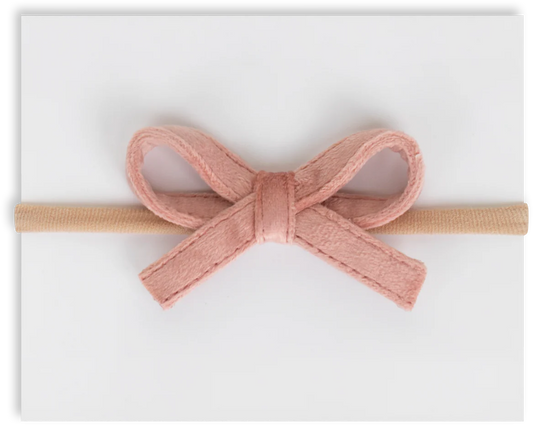 Adora Mini Velvet Bow Headband