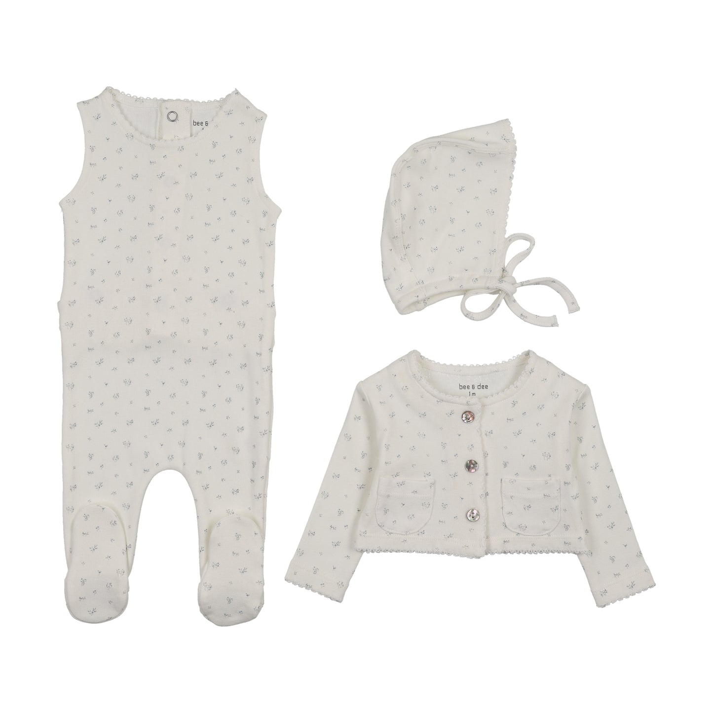 Bee & Dee Floral Cardigan Outfit