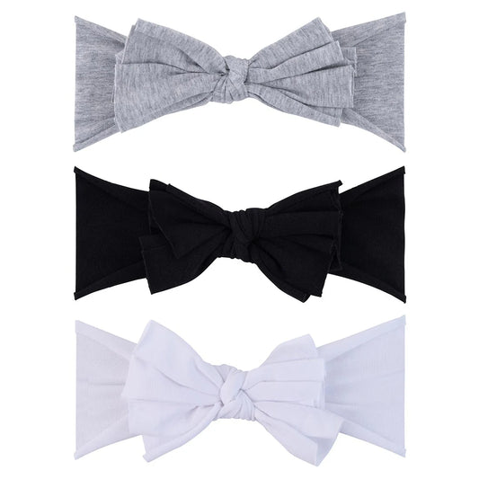 Ely's & Co. - Jersey Cotton Bow Headbands 3 Pack