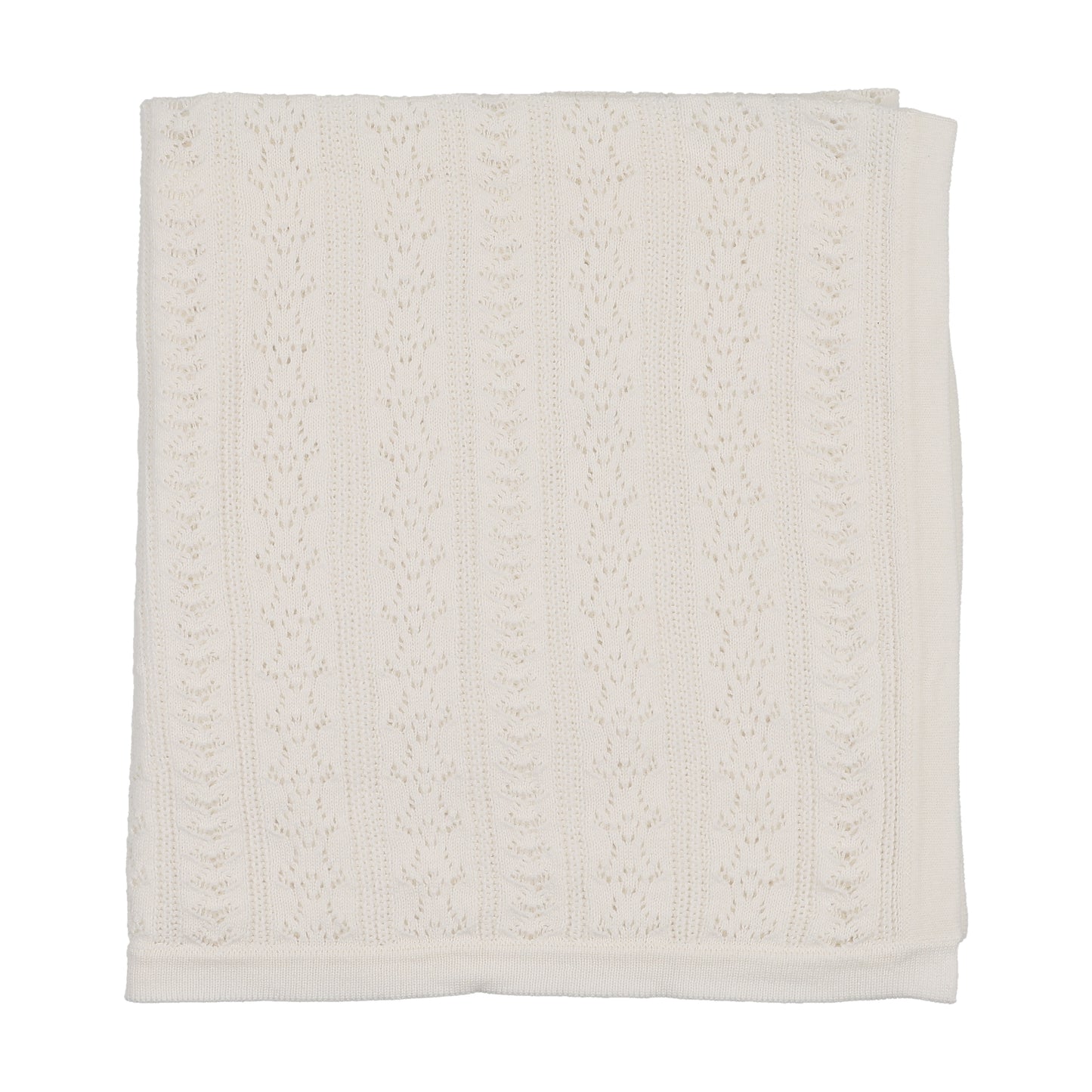 Bee & Dee Intricate Chalk White Blanket
