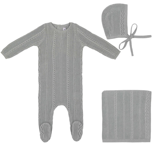 Pointelle Knit Set