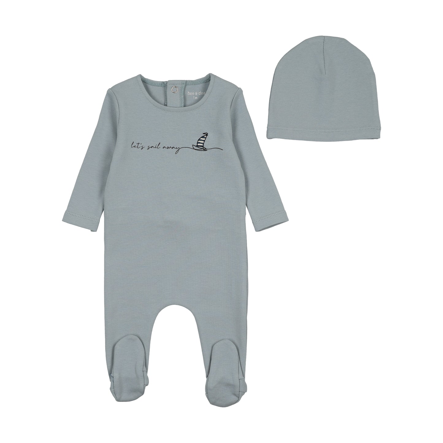 Bee & Dee Let's Go Footie/Beanie