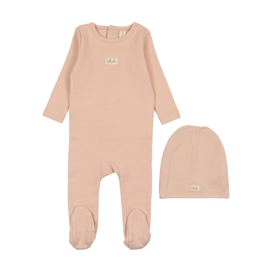 Lil Legs LE BEBE POINTELLE FOOTIE SET