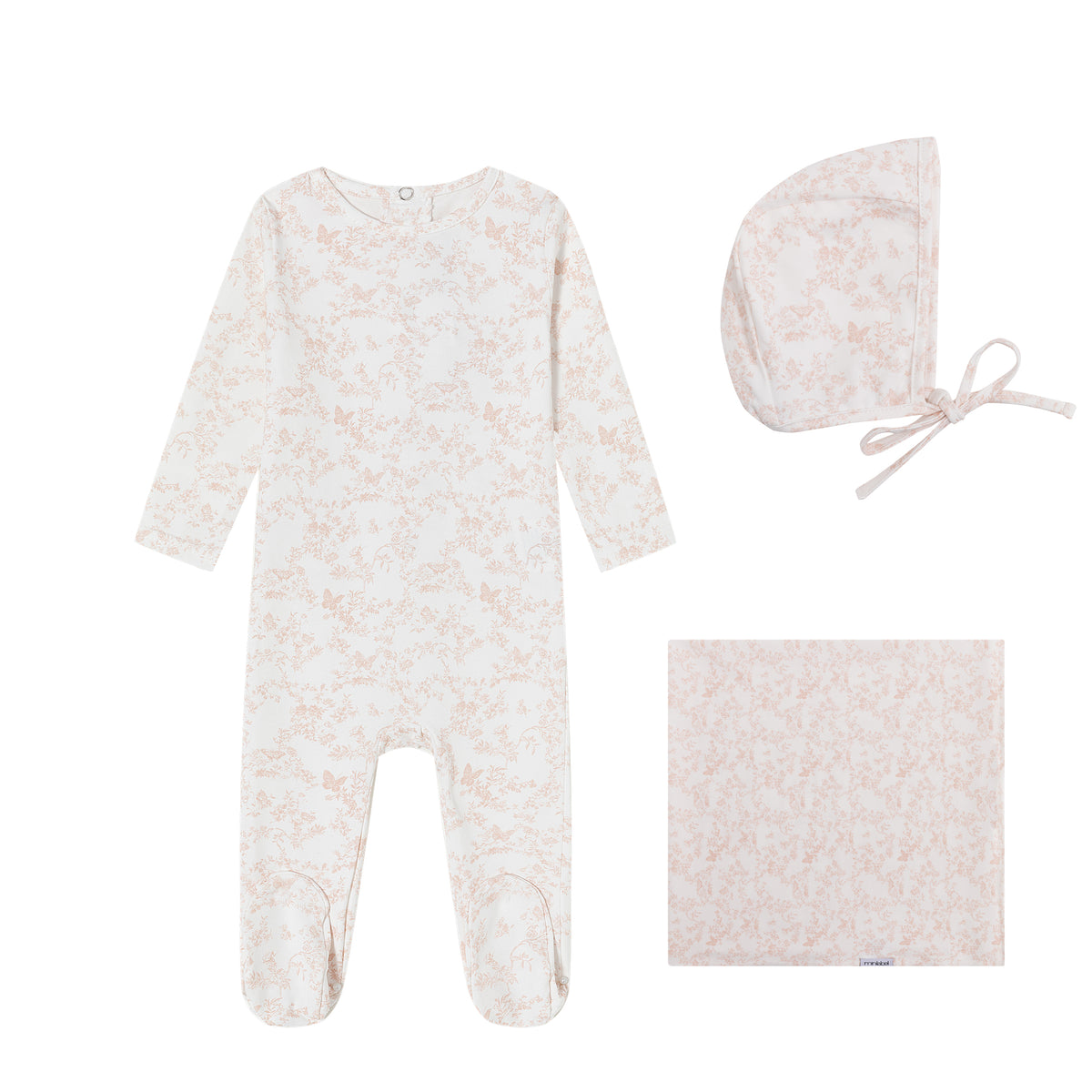 Mini Label Toile Butterfly/Bird Set