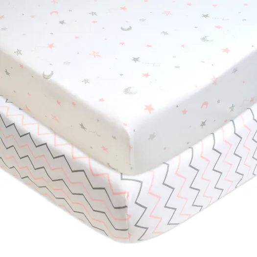 American Baby - Printed Jersey Crib Sheet
