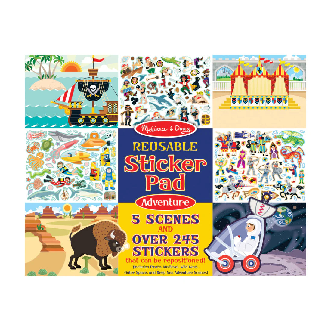 Melissa and Doug Reusable Sticker Pad