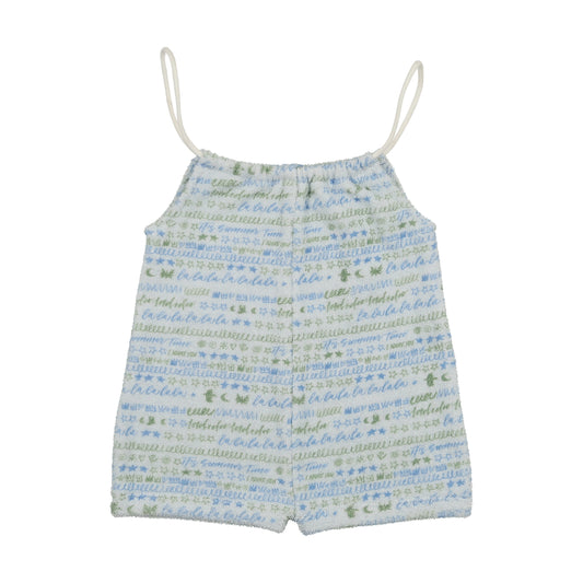 Bee & Dee Terry Scribble Romper