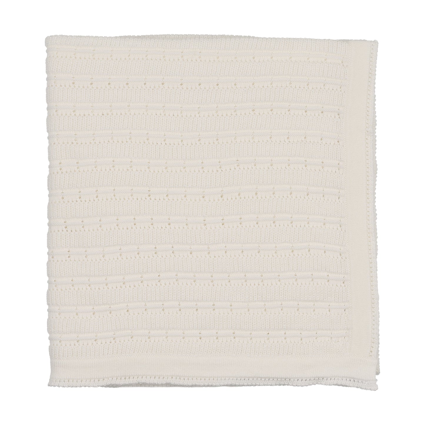 Bee & Dee 2 Piece Knit Chalk White Blanket