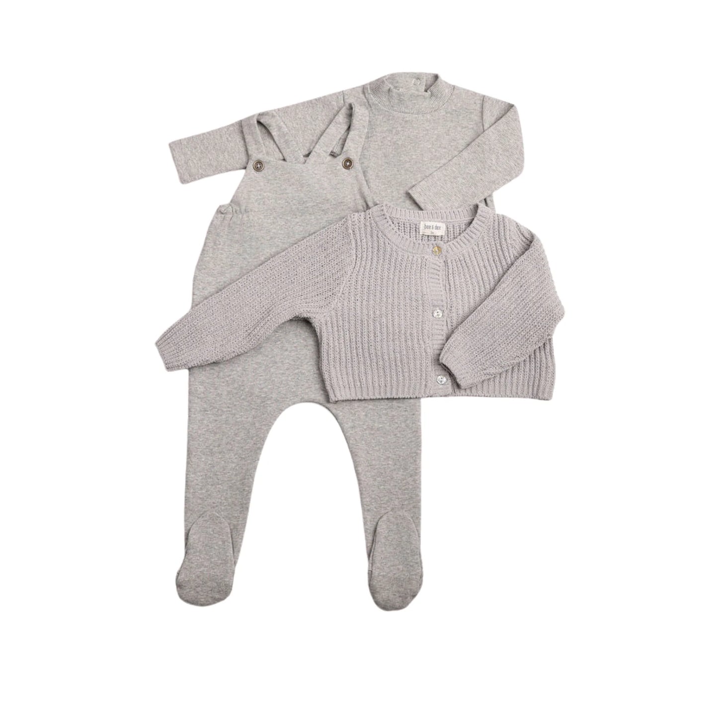 Bee & Dee Chenille Cardigan Overall