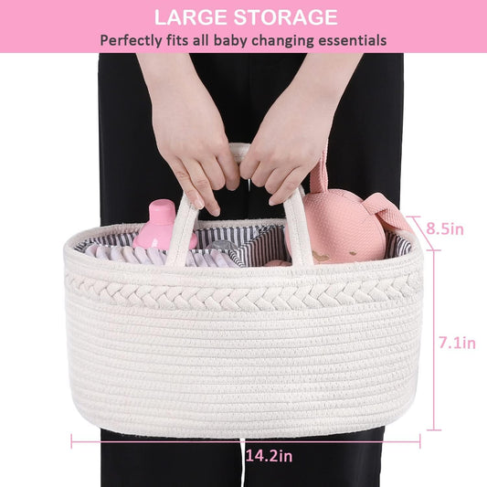Woven Diaper Caddy