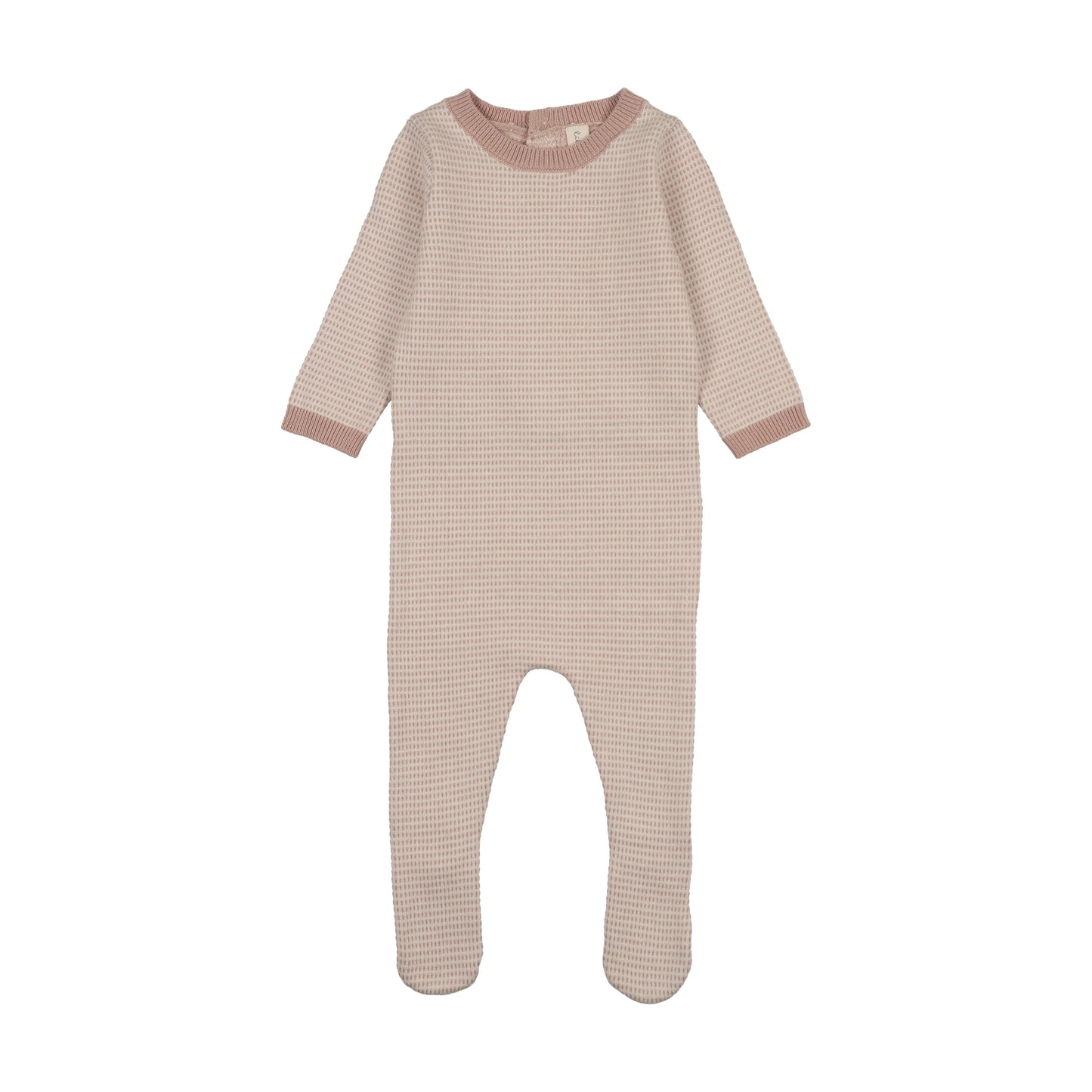 Lil Legs Two Tone knit Footie