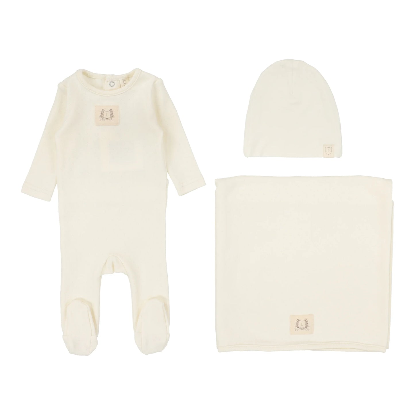 pointelle-emblem-layette-set