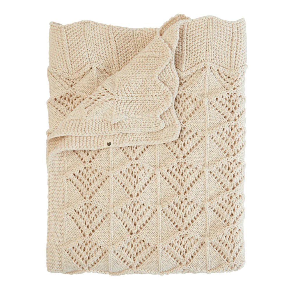 Bibs Knit Pointelle Blanket