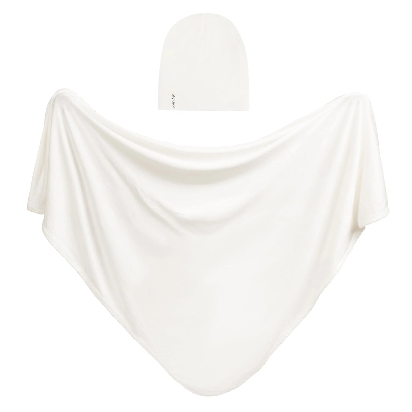 Ely's & Co Modal Swaddle & Beanie Gift Set