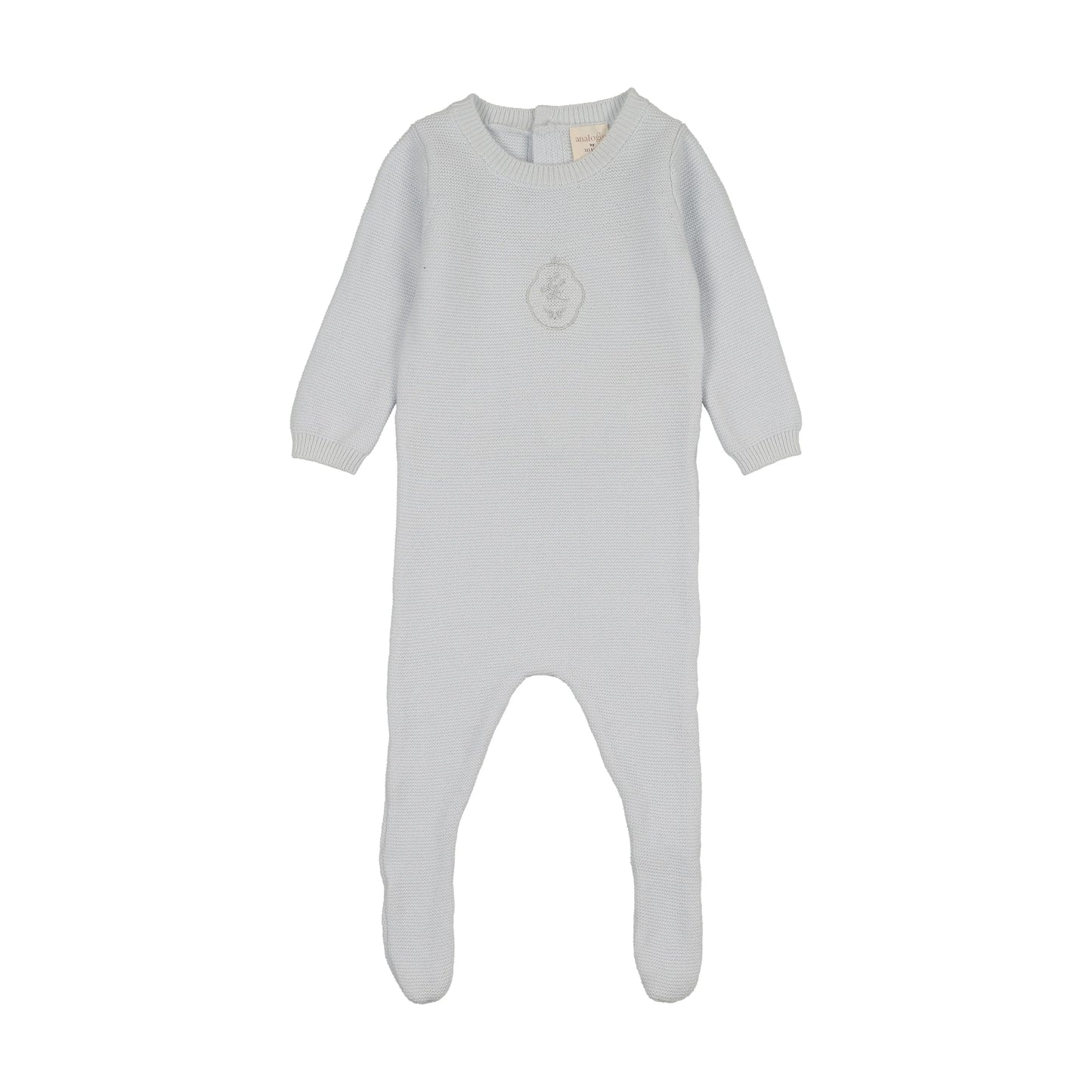 Lil Legs Crest Knit Footie Set