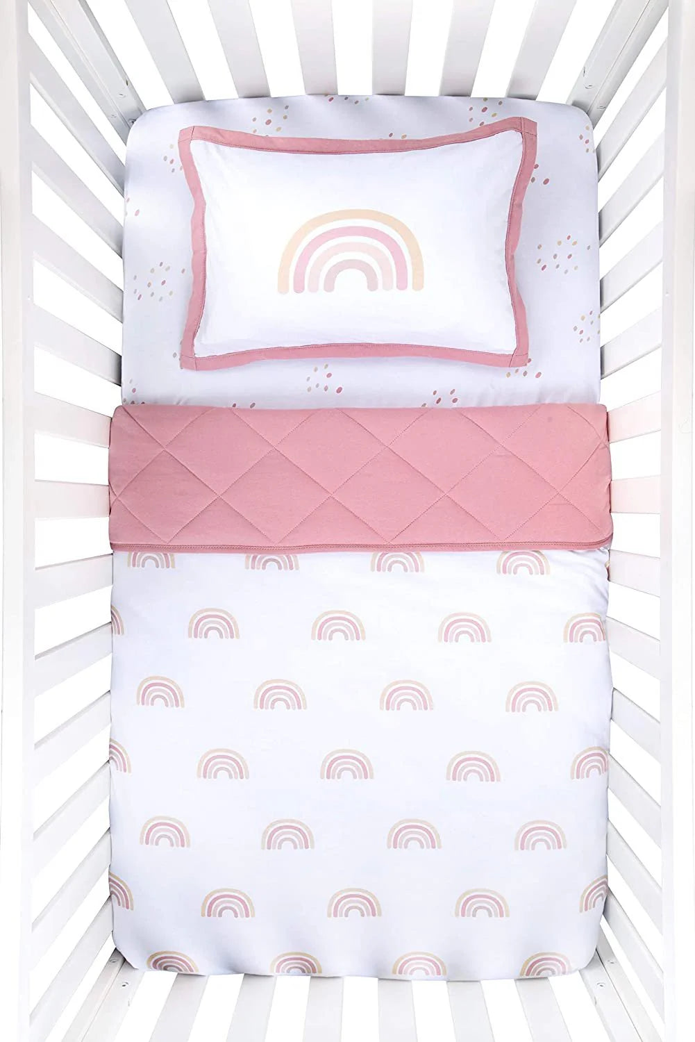 Ely's & Co Three Piece Baby Crib Set (No Skirt)