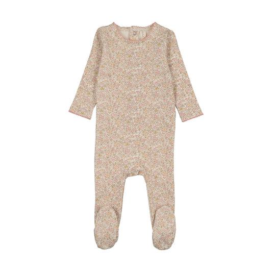 Lil Legs Liberty Floral Footie