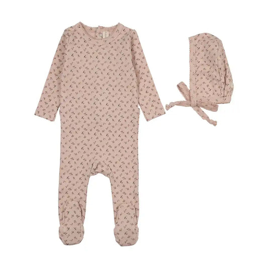 Lil Legs CHERRY BLOSSOM FOOTIE SET