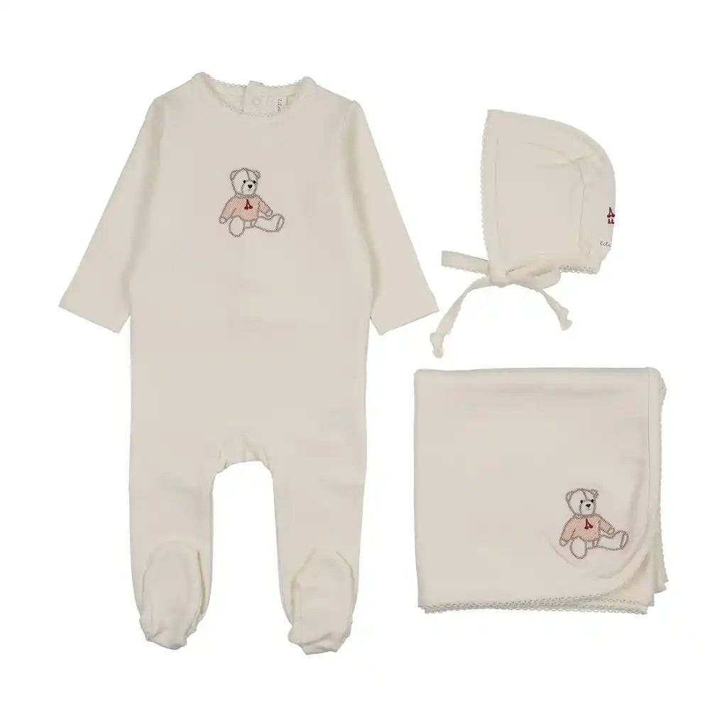 Lil Legs SWEET BEAR LAYETTE SET