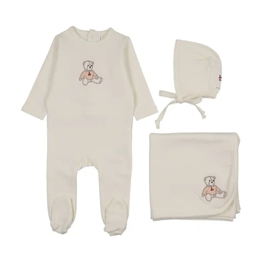 Lil Legs SWEET BEAR LAYETTE SET
