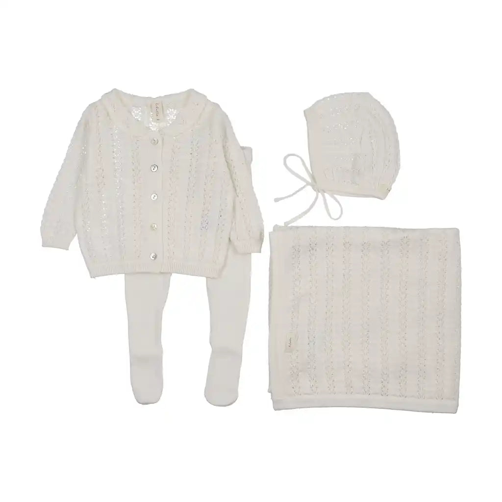 Lil Legs CROCHET BRIS SET + BLANKET