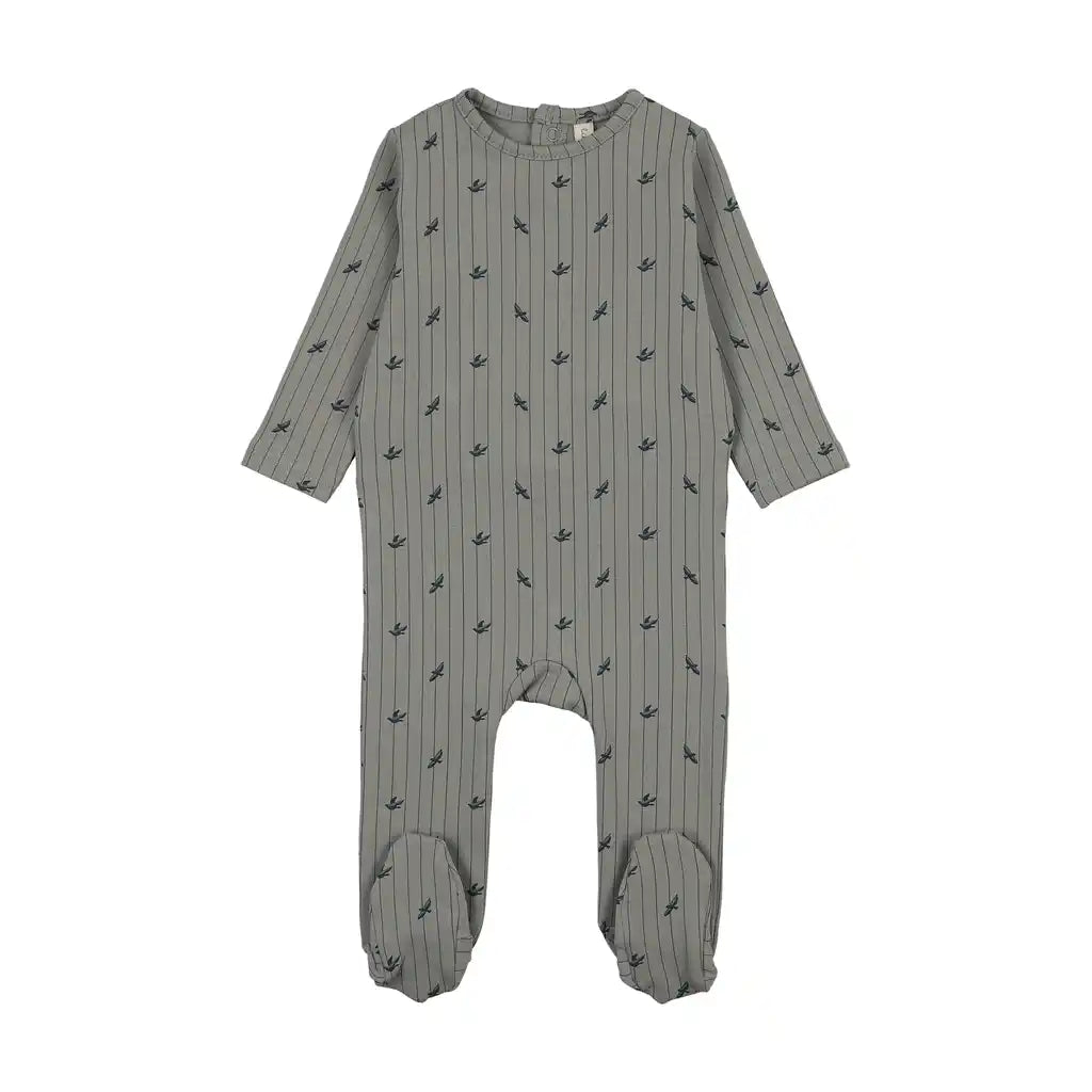 Lil Legs STRIPE PRINT FOOTIE