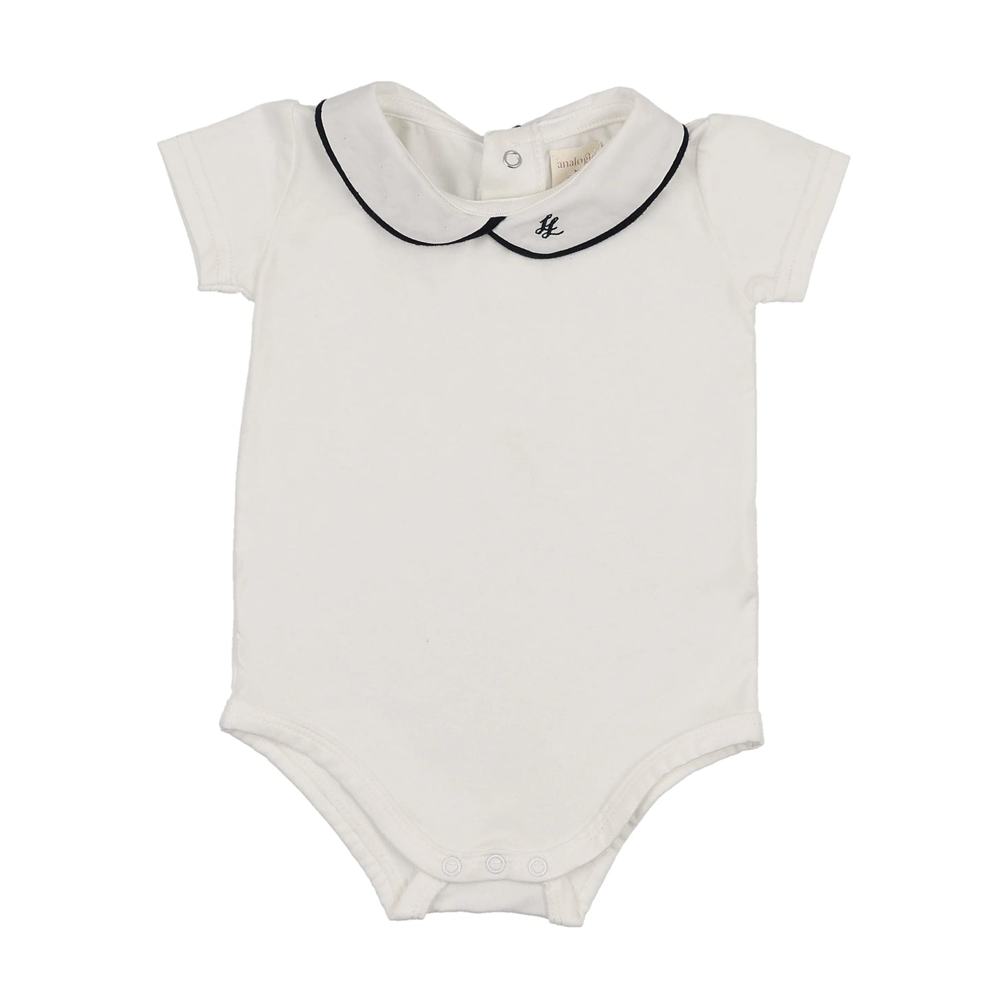 Lil Legs Peter Pan Onesie with Piping