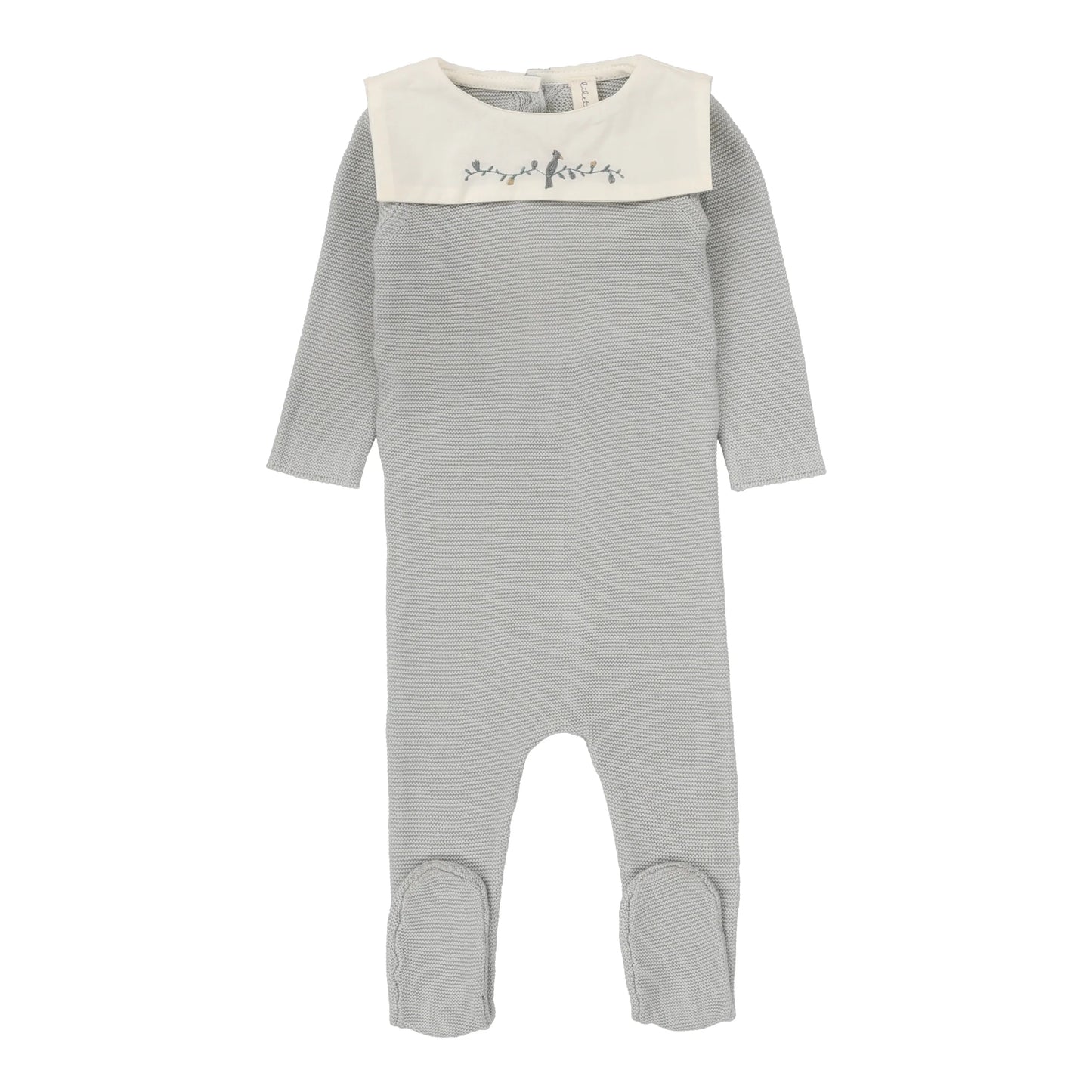 Lil Legs - Knit Collar Footie