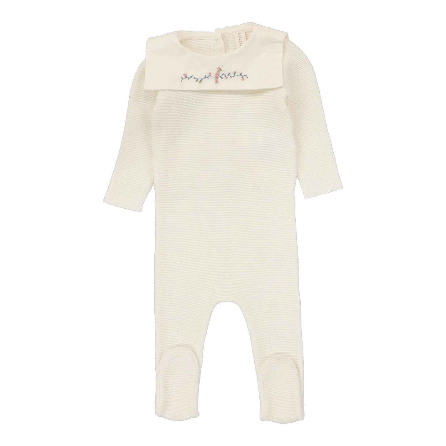 Lil Legs - Knit Collar Footie