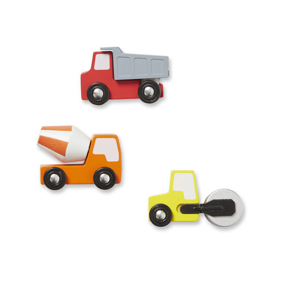 Melissa & Doug - Round the Site Construction Truck Rug