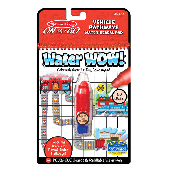 Melissa & Doug - Water Wow - Vehicles Pathways