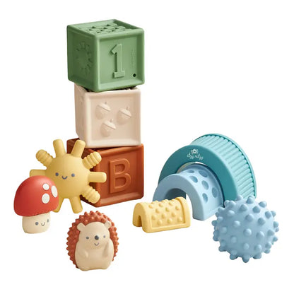 Itzy Ritzy Itzy Blocks Friends Sensory Block Set