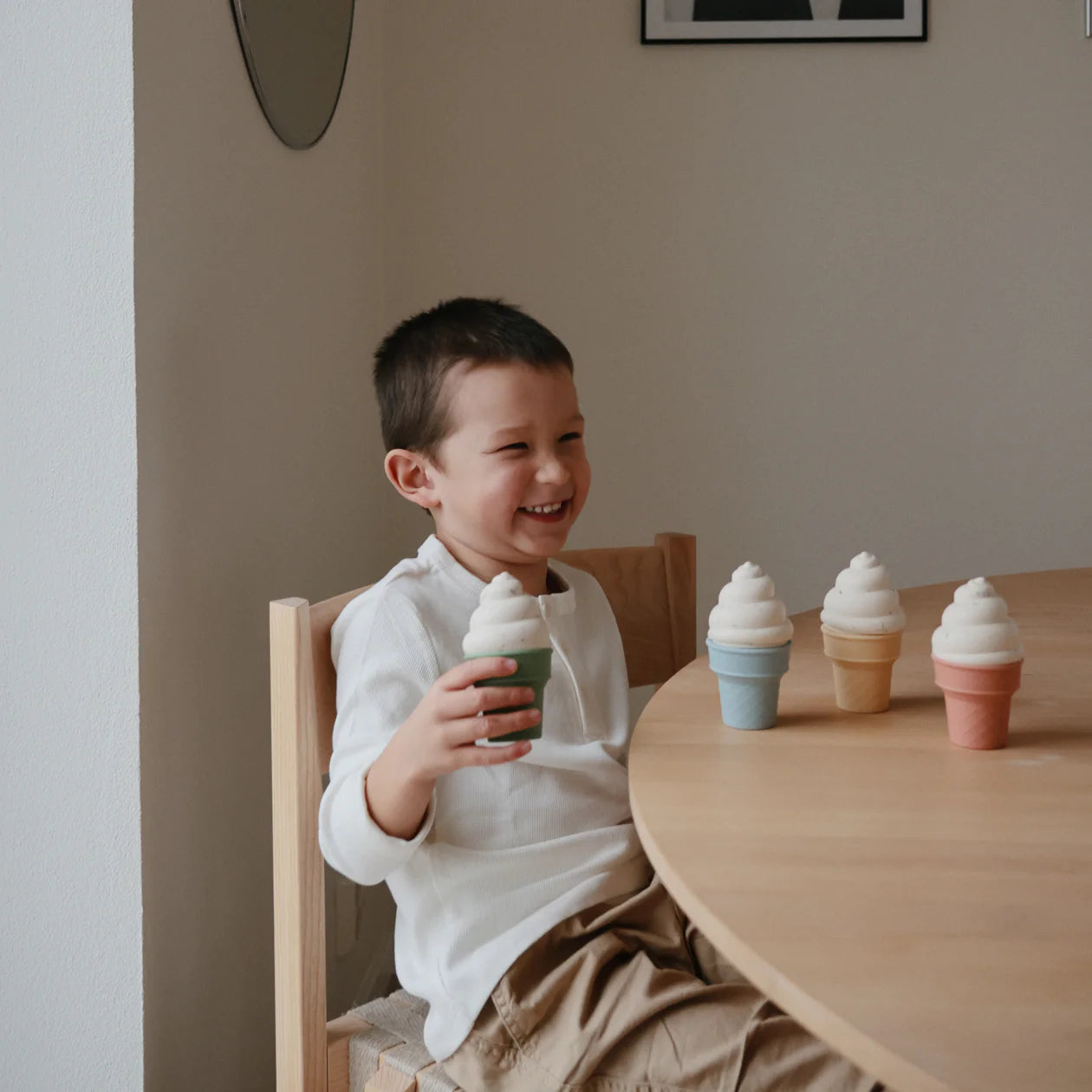 Mushie Mix and Match Ice Cream Toy