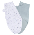 Ely's & Co. - 2 Pack Adjustable Swaddles