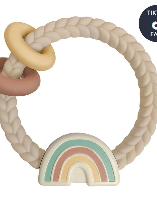 Itzy Ritzy - Rattle™ Silicone Teether Rattles | Nuetral