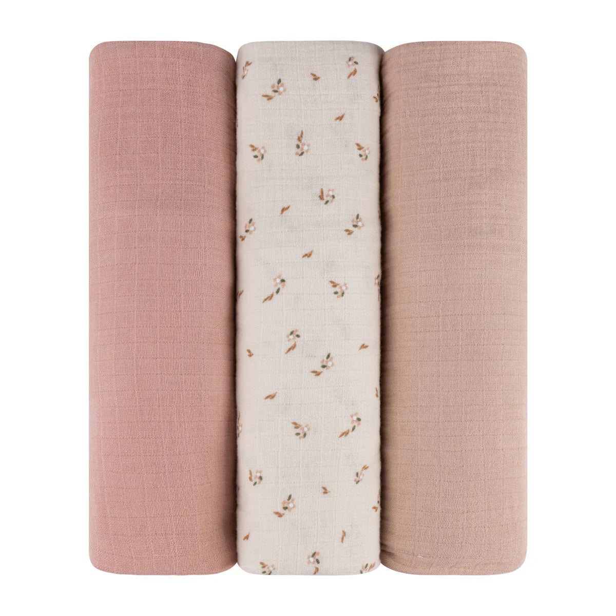 Ely's & Co. - 3 Pack Muslin Swaddles