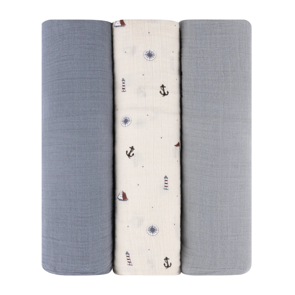 Ely's & Co. - Cotton Muslin Swaddle Blanket 3 Pack