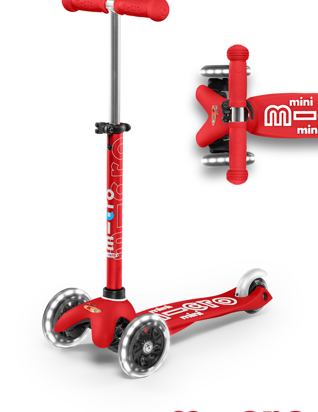 Micro Kickboard - Mini Deluxe LED Light-Up Scooter