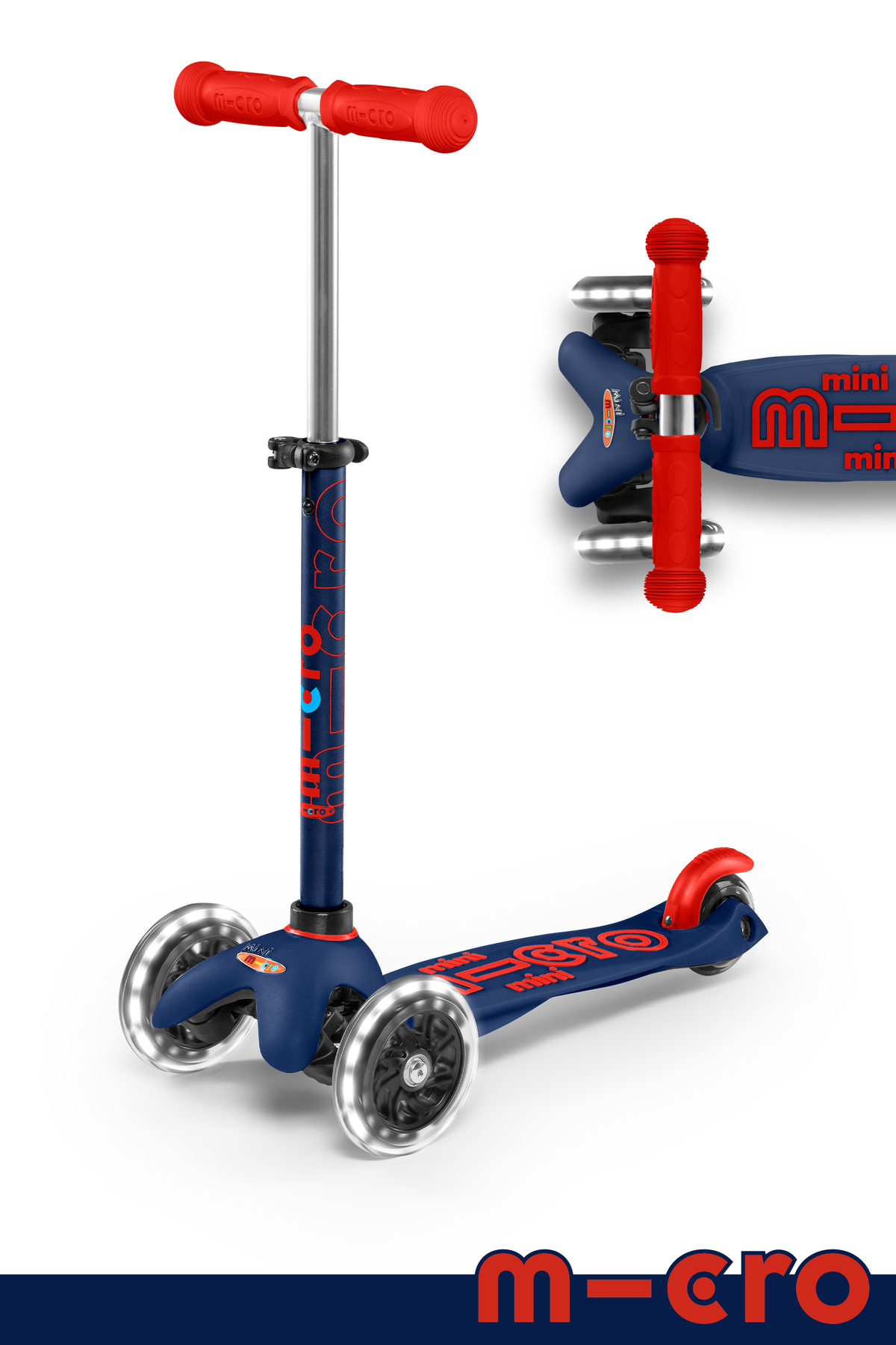 Micro Kickboard - Mini LED Light-Up Scooter