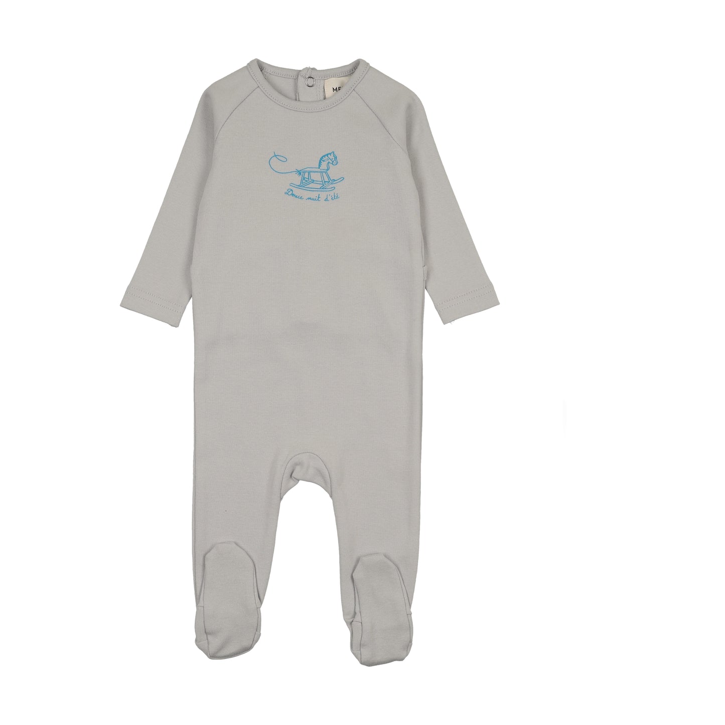 Mema Knits HORSE ROCKER FOOTIE