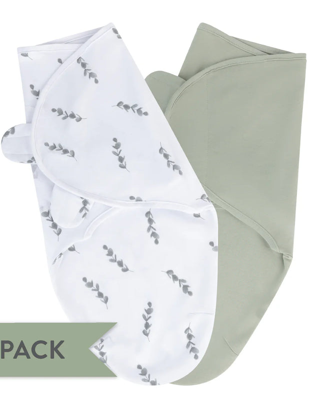 Ely's & Co. - 2 Pack Adjustable Swaddles