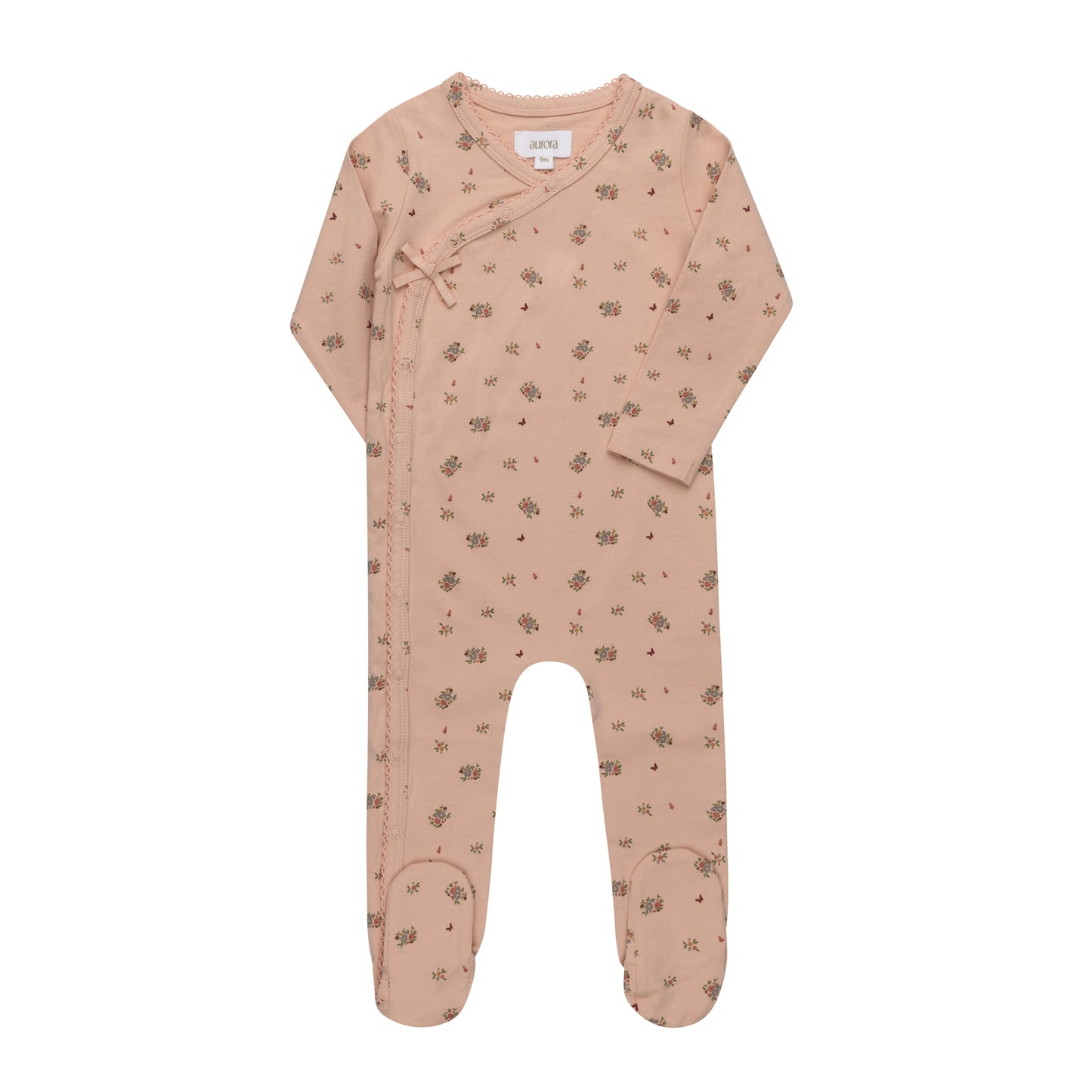 Elys Jersey Cotton Floral Print Collection Footie